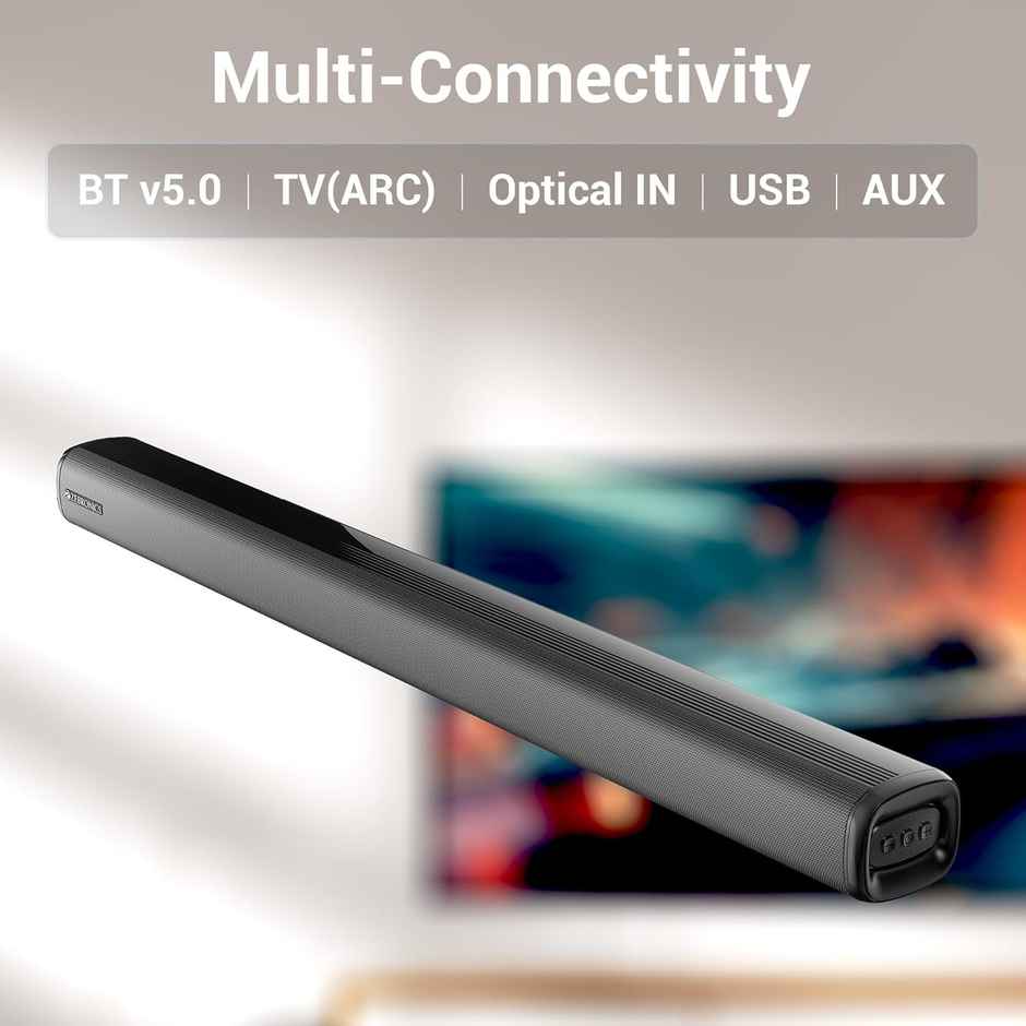 Zebronics Juke Bar 4100 Soundbar (BTv5.0)| 200W | Virtual 5.1 | Quad Driver Soundbar-Wall Mountable