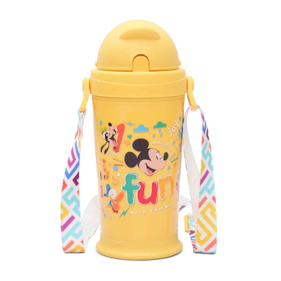 Jaypee Zippy Pro Stainless Steel Insulated Sipper Disney Character Printed Bottle For Kids | Yellow
