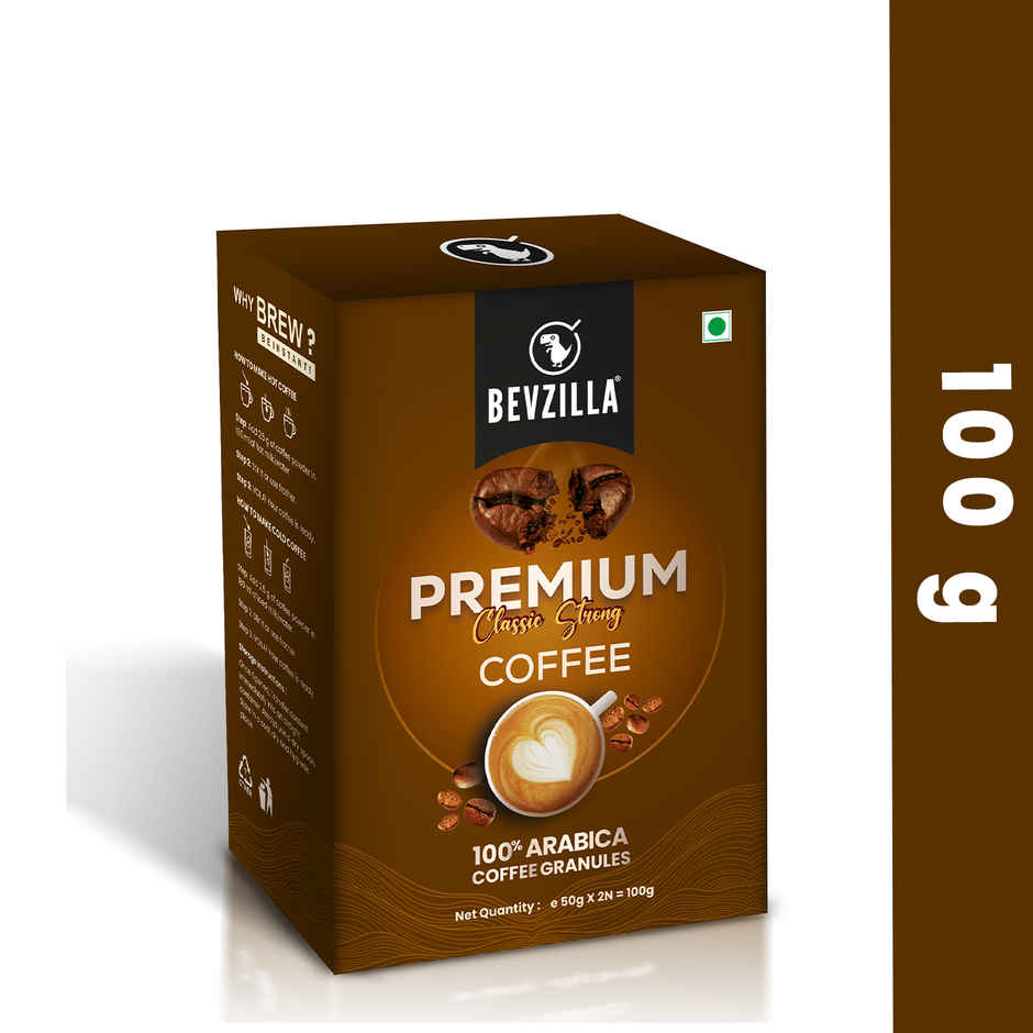 Bevzilla Premium Classic Strong Coffee powder Sachets