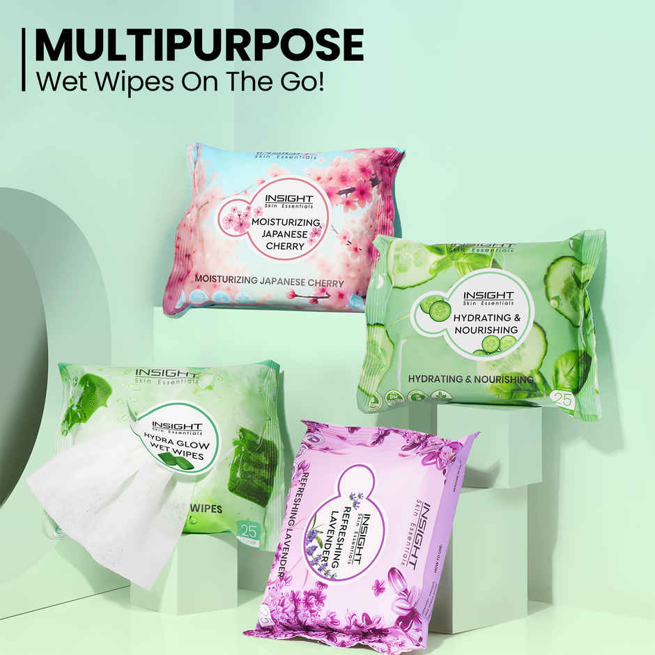 Insight Cosmetics Hydrating & Nourishing Wet Wipes