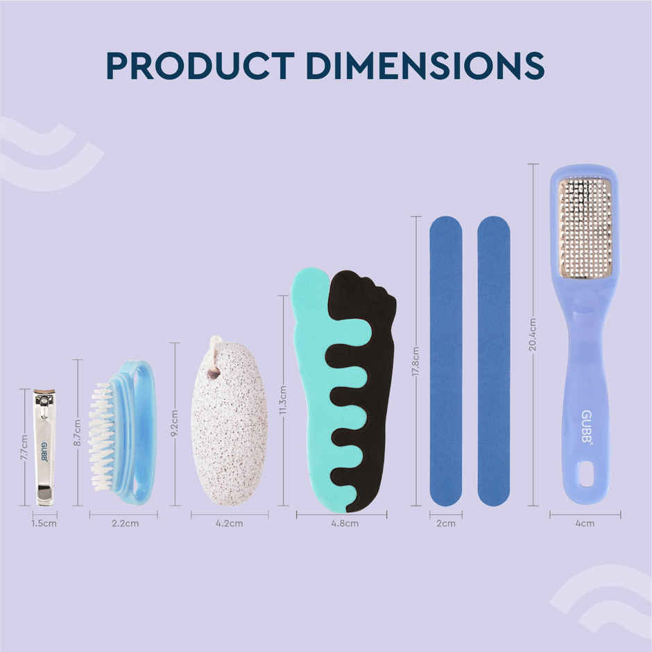 Gubb 7 In 1 Pedicure Kit
