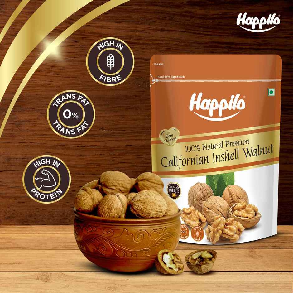 Happilo Premium Natural Californian Inshell Walnut Value Pack