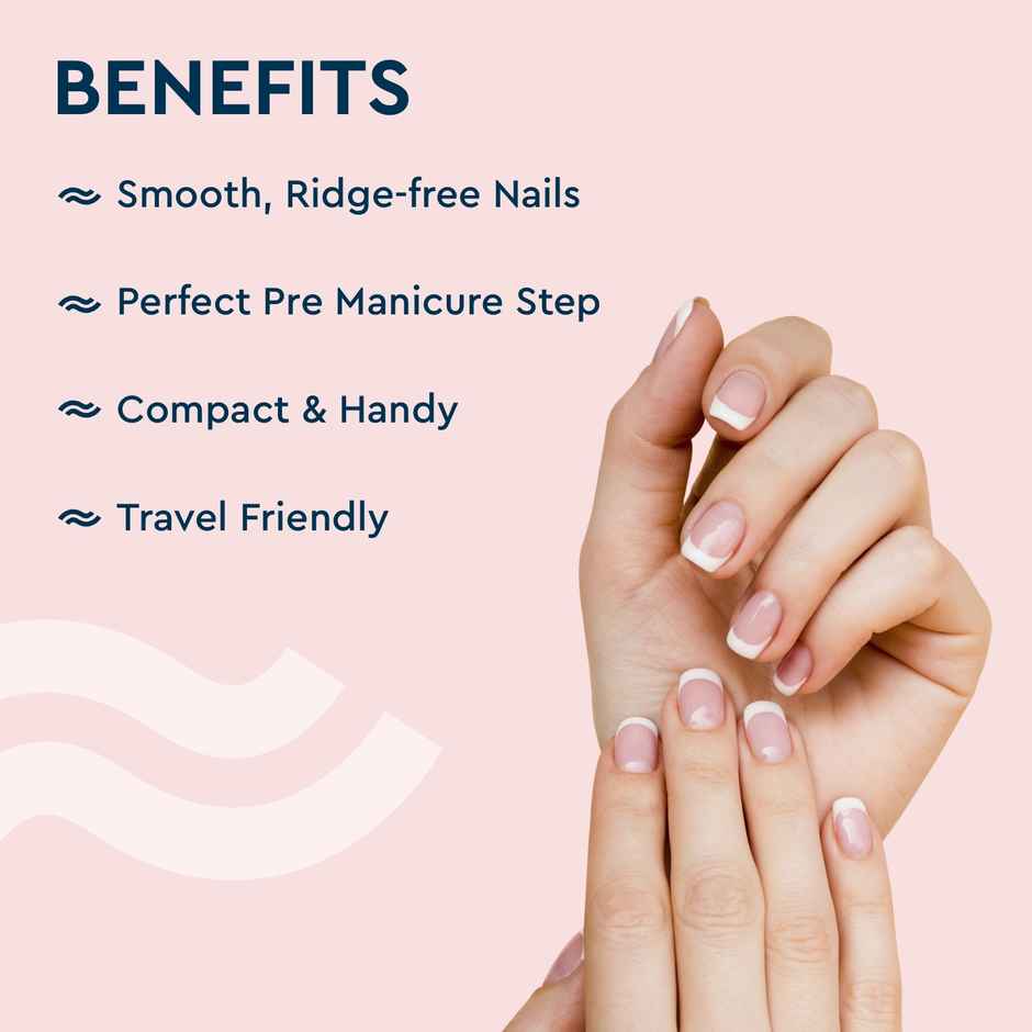 GUBB Block 4 Way Nail Buffer Shinner And Filer Set (Multicolour)