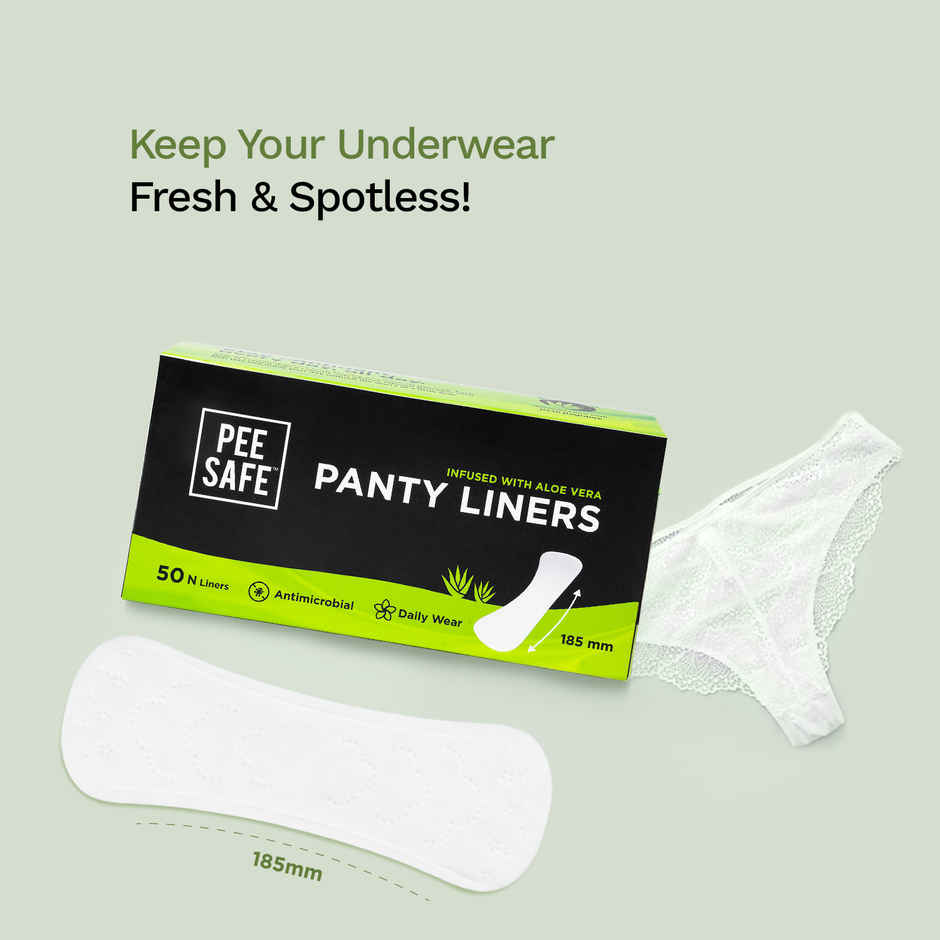 Pee Safe Aloe Vera Panty Liners for Everyday Protection