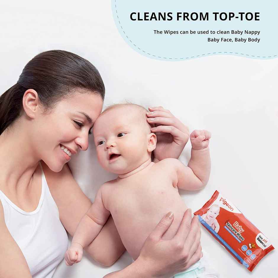 Pigeon Baby Skincare Wipes Sheetslilial Free | 72 Pulls Per Pack