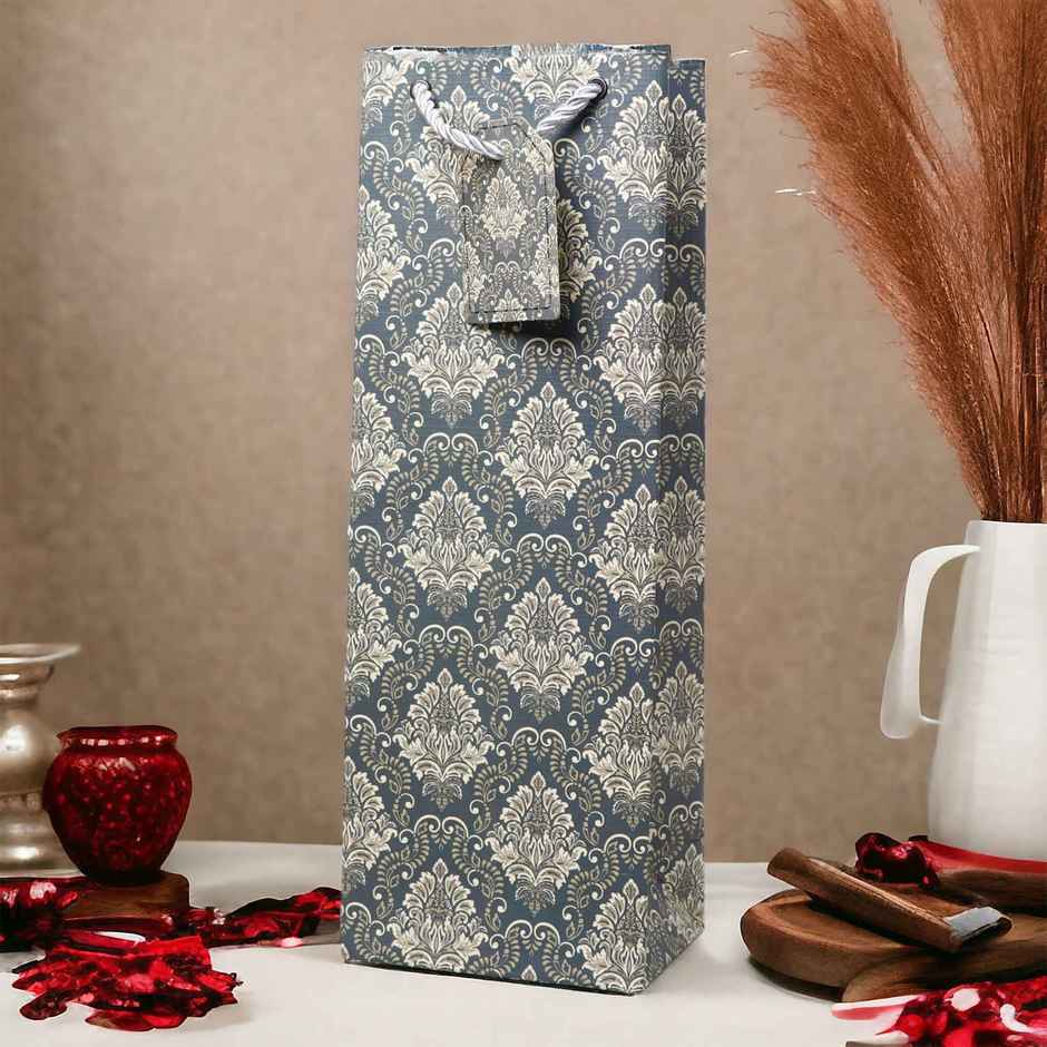 Designer Printed Wine Paper Gift Bag | Archies