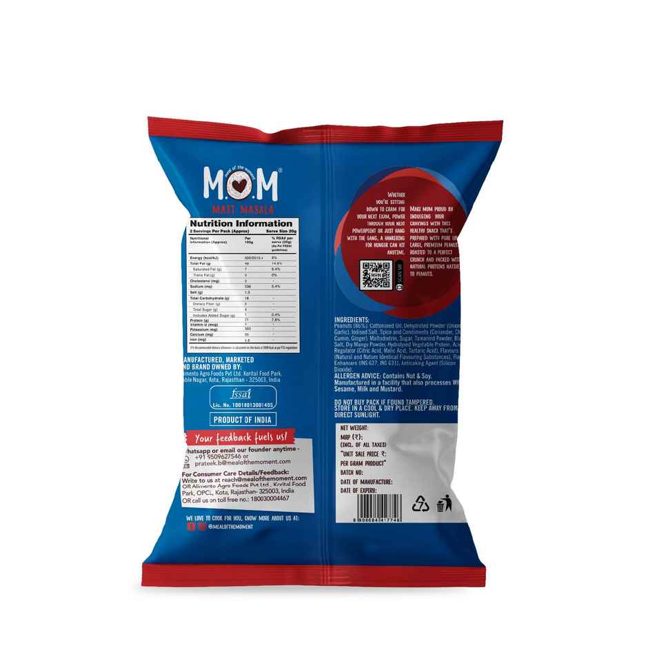 MOM Mast Masala Peanuts