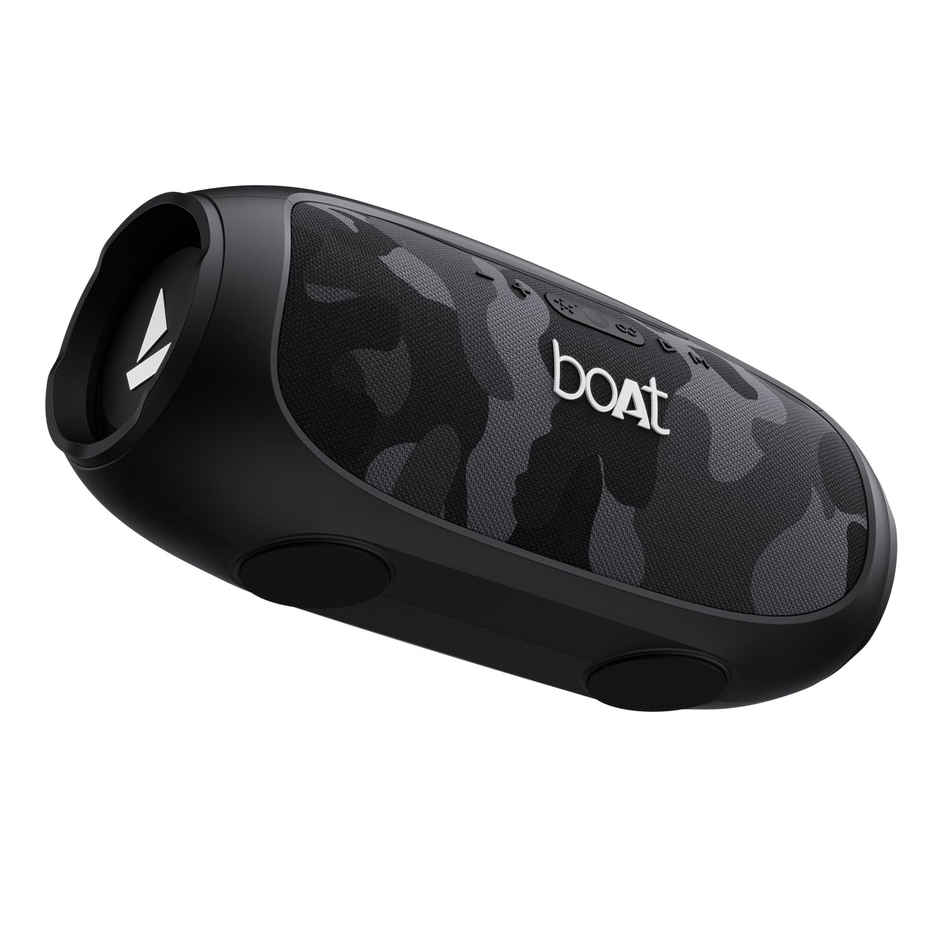 boAt Stone 1800 BT Speaker w/ 90W RMS Sound, 5H Platime, EQ Modes, BT v5.3 & IPX6 Rating (Camo Black)