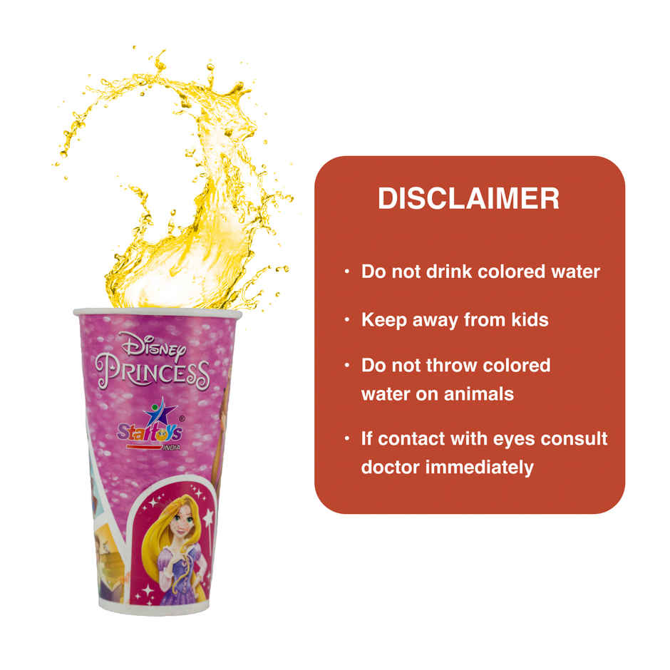 Picfest Disney Princess Holi Magic Glass