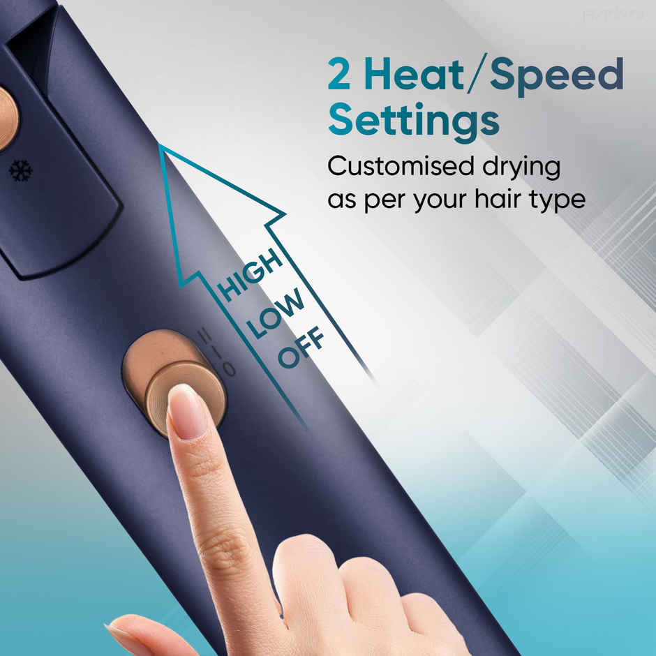 Vega Ionic 1200-1400W Foldable Hair Dryer | 2 Heat & Speed Settings | VHDH-35