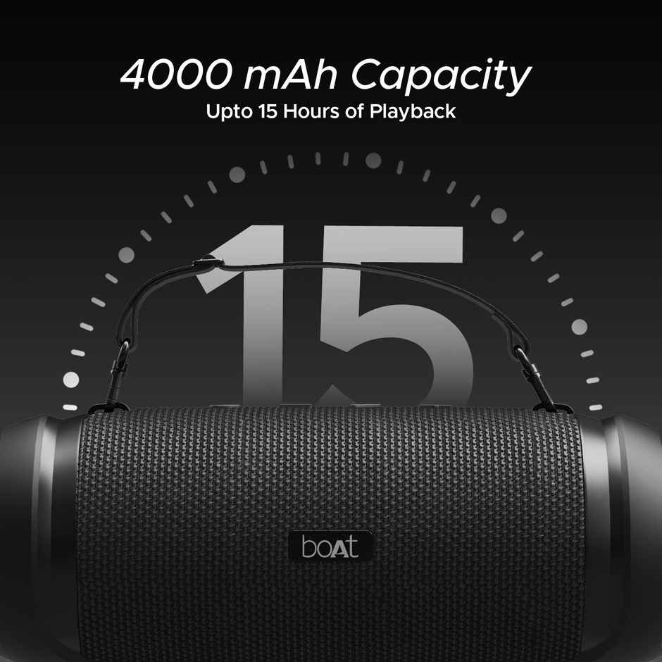 boAt Stone 1508 40W Portable Wireless Speaker | Roaring Sound | Dual EQs | Type-C Charging | Blue