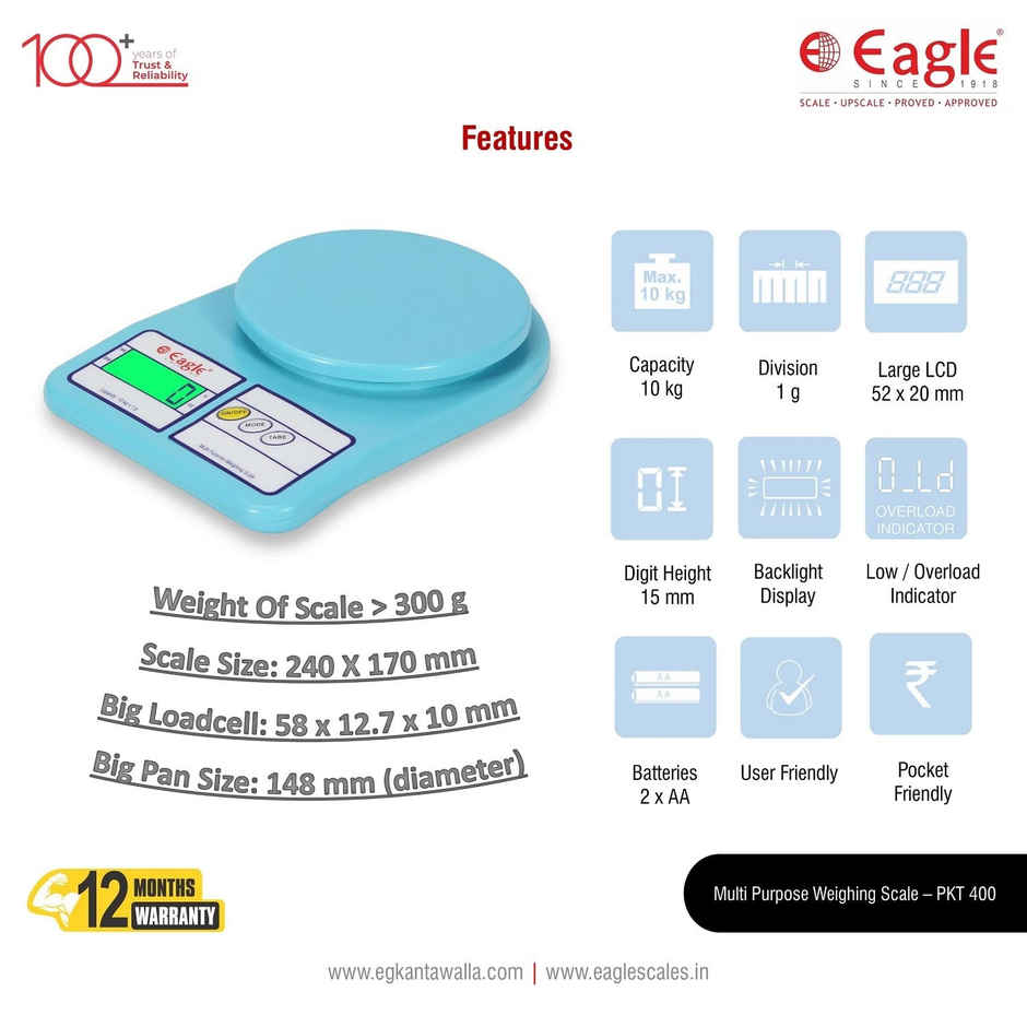 Eagle Digital Weighing Scale - Strain Gauge Sensor System