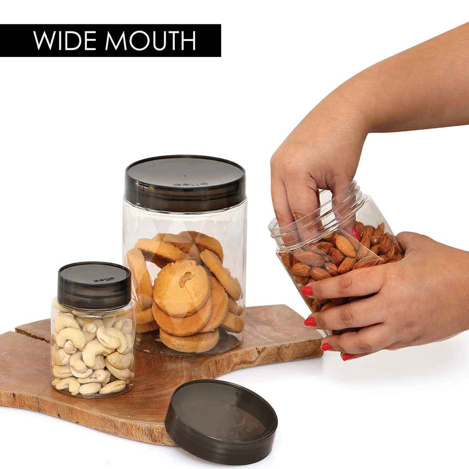 Cello Diamond Plastic Kitchen Storage Container|Set Of 24| Clear|300 ml| 650 ml| 1200 ml