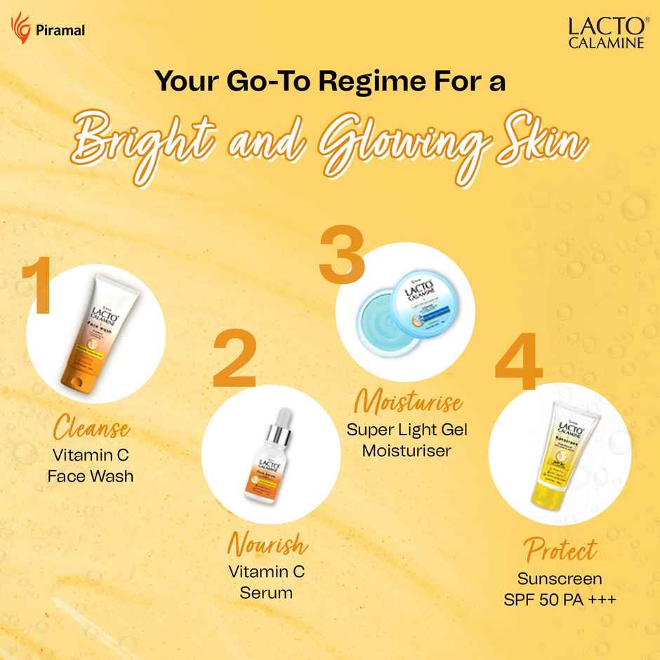 Lacto Calamine Vitamin C Facewash