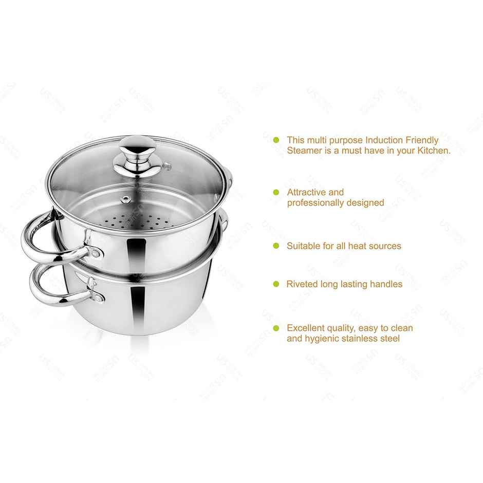 BAY6 Steamer 2 tier (encapsulated bottom) - 18 cm