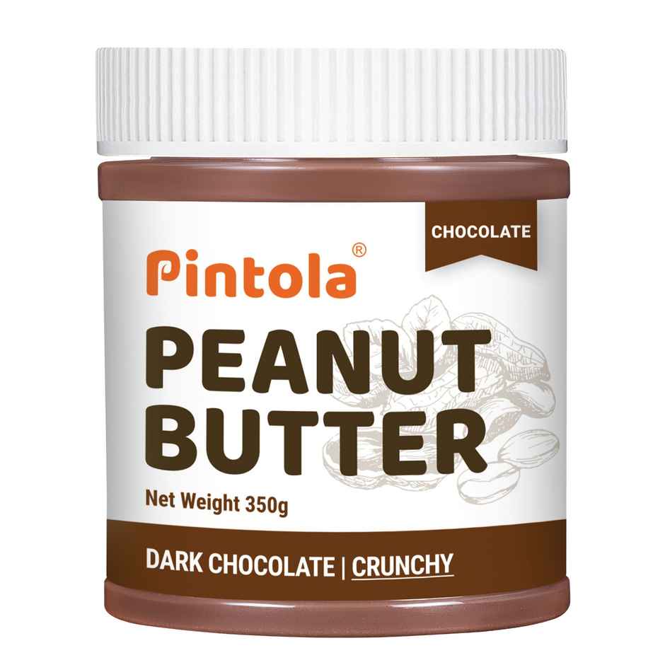 Pintola Peanut Butter Chocolate Flavour Crunchy - 18.6G Protein & 5.2G Dietary Fiber