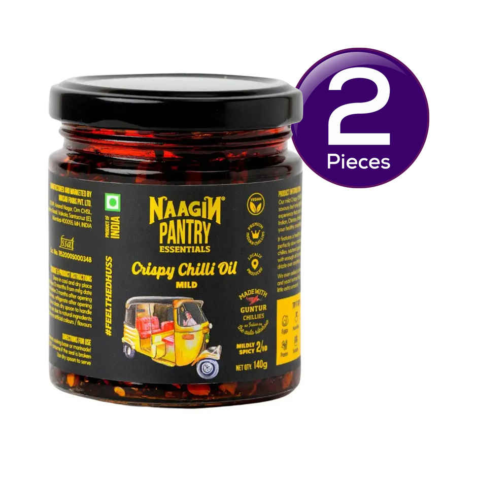 NAAGIN Indian Spice Essentials - Crispy Chilli Oil Combo