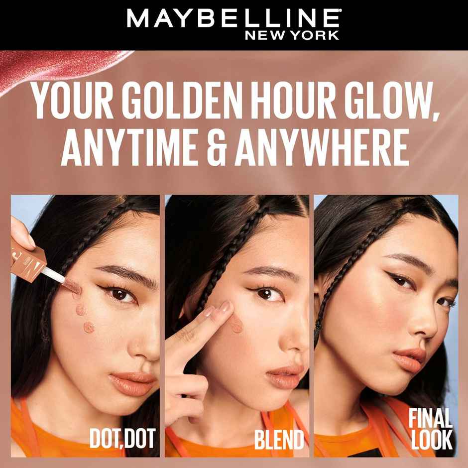 Maybelline New York Sunkisser Glow Blush | All Over Glow Booster | Shades On