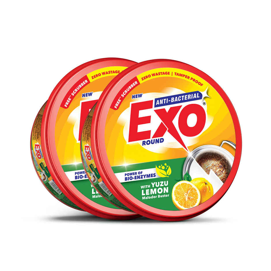 Exo Anti Bacterial Dishwash Bar|Yuzu Lemon for Malodor Buster & Power of Bio-Enzymes