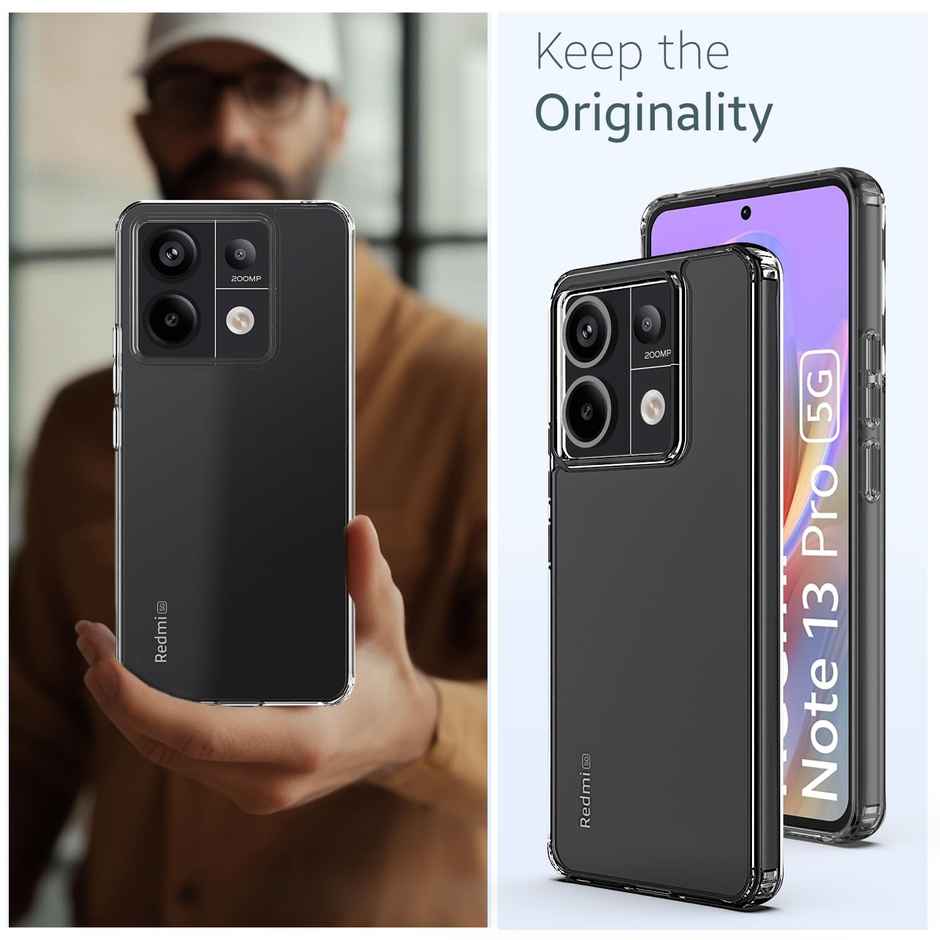 Kapaver Google Pixel 8 Pro 5g Back Cover Case | Hybrid - Crystal Clear