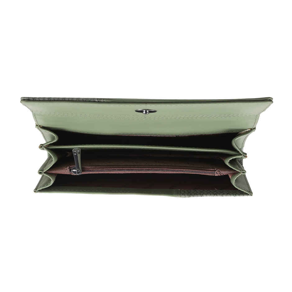 Mochi Women's Pu Wallet | 95-7659-21 | Green