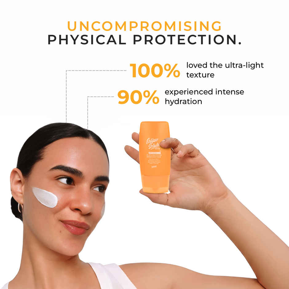 Eclipse Solaire Active Sunscreen SPF 50 PA++++ No White Cast, Non-Greasy Formula for All Skin Types