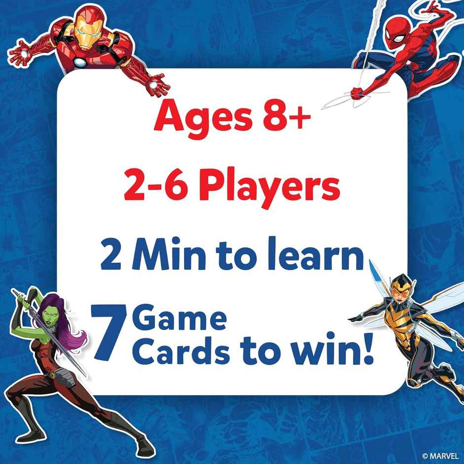 Skillmatics Guess In 10 Marvel Edition Card Game (8+ Years)