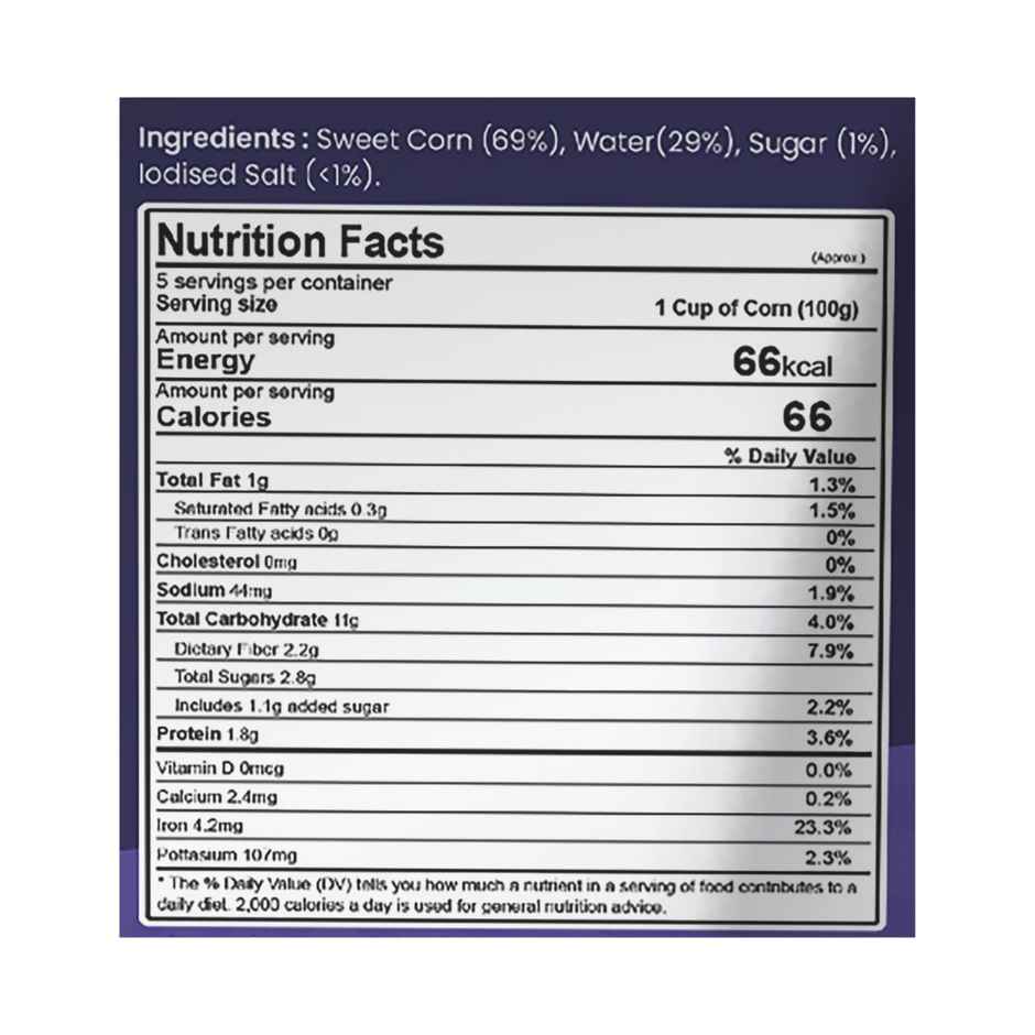 Tadaa Sweet Corn Kernels