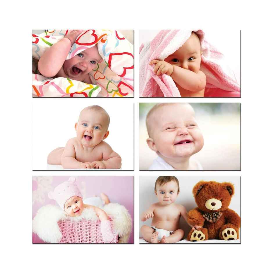 Paper Plane Design Cute Baby Posters | Set Of 6 | 12 x 18 Inch | D10