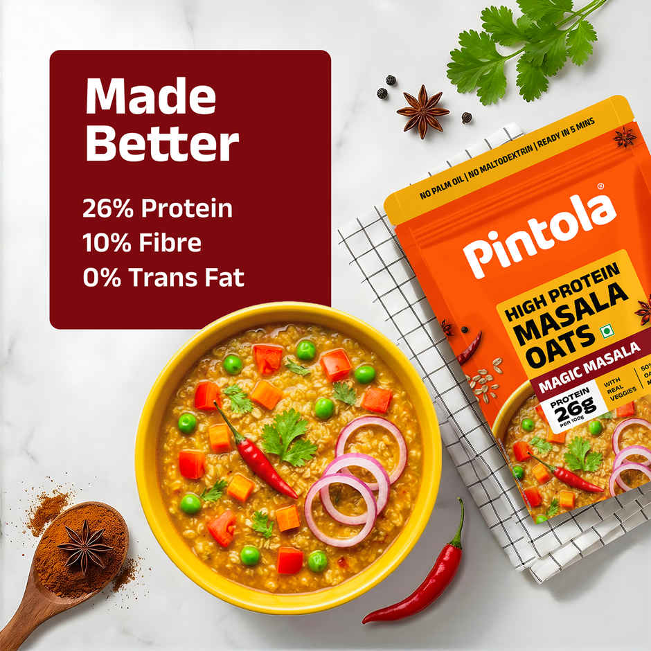 Pintola High Protein Masala Oats