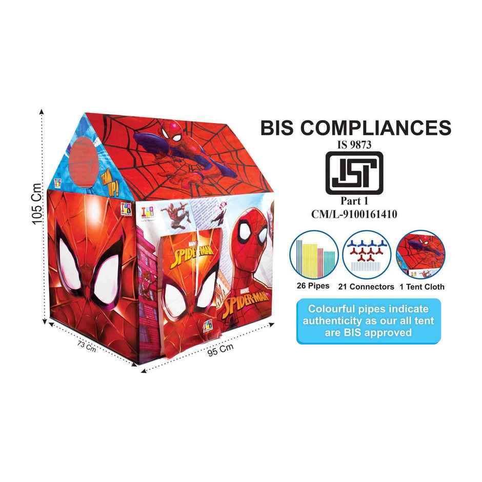 ITOYS Pipe Tent House-Spiderman | 3+ years