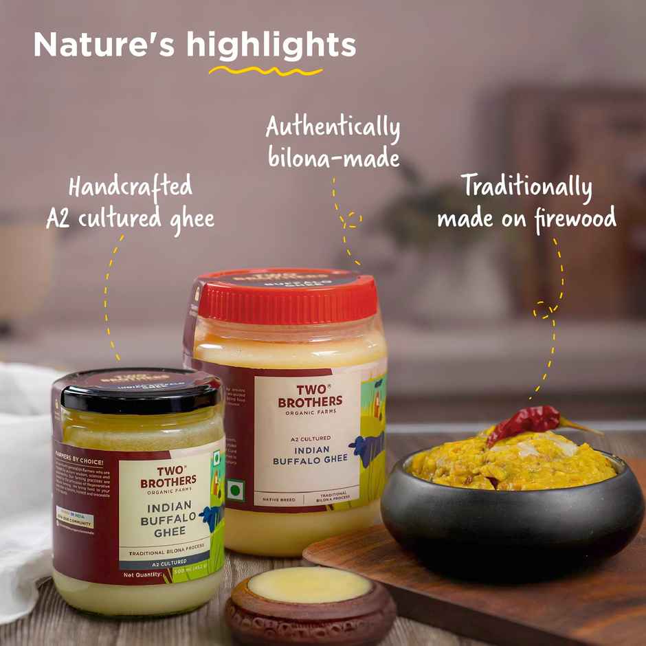Two Brothers A2 Cultured Buffalo Ghee