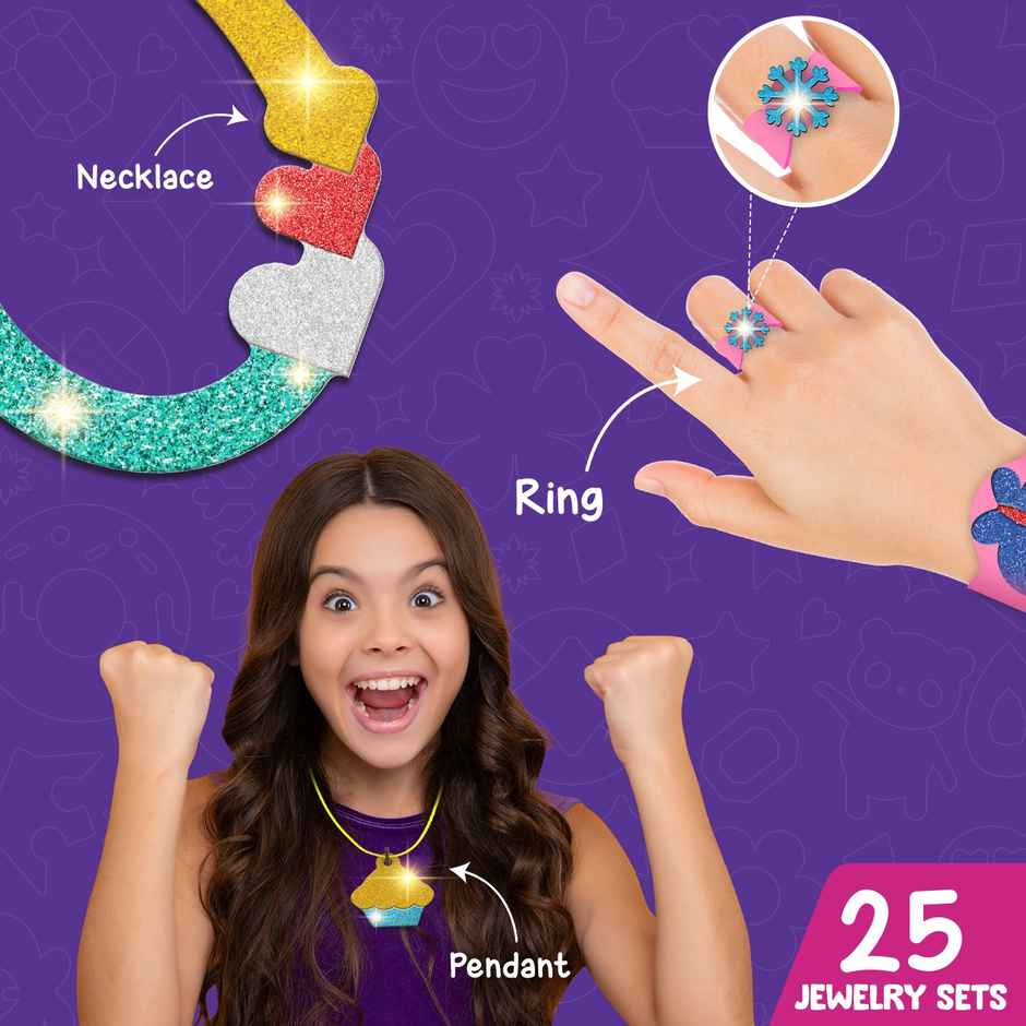 Smartivity Jewelry Foil Magic Art And Craft Activity Kit For Kids - Smrt1268