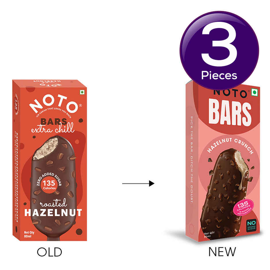 Noto Roasted Hazelnut Bar Ice Cream Stick Combo