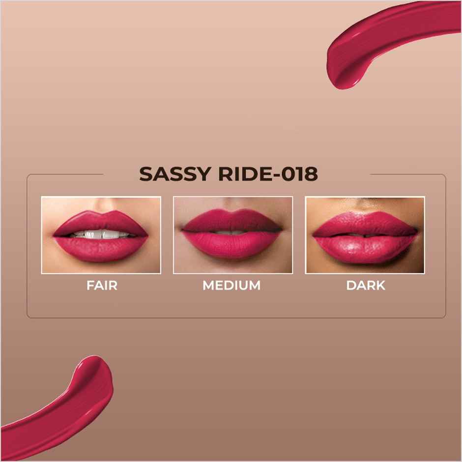 Colorbar Powerkiss Liquid Lipstick - Sassy Ride | Silicone Free
