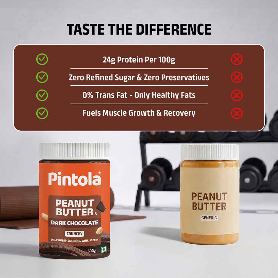 Pintola Dark Chocolate Crunchy Peanut Butter