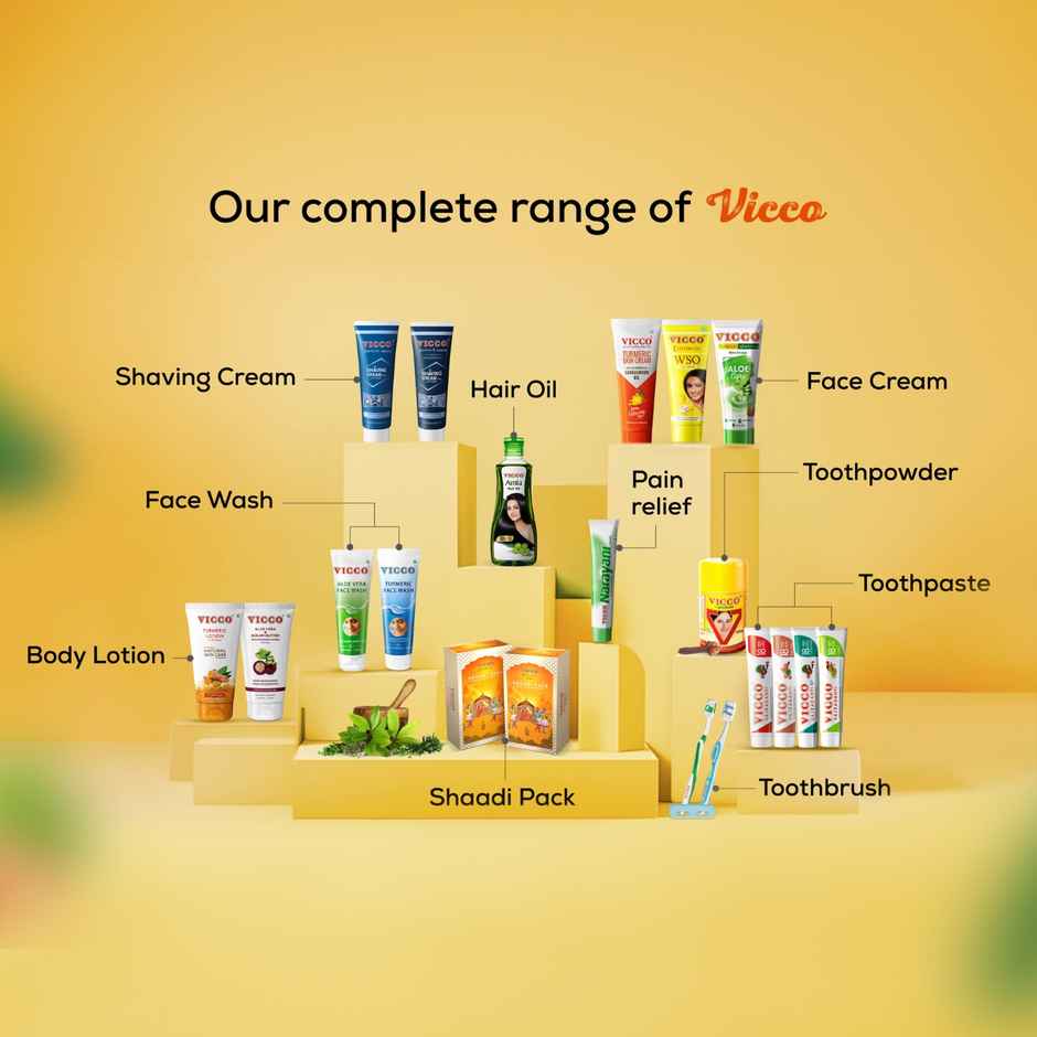 Vicco Turmeric Cream | Ayurvedic Face & Skin Cream for Glowing and Clear Skin