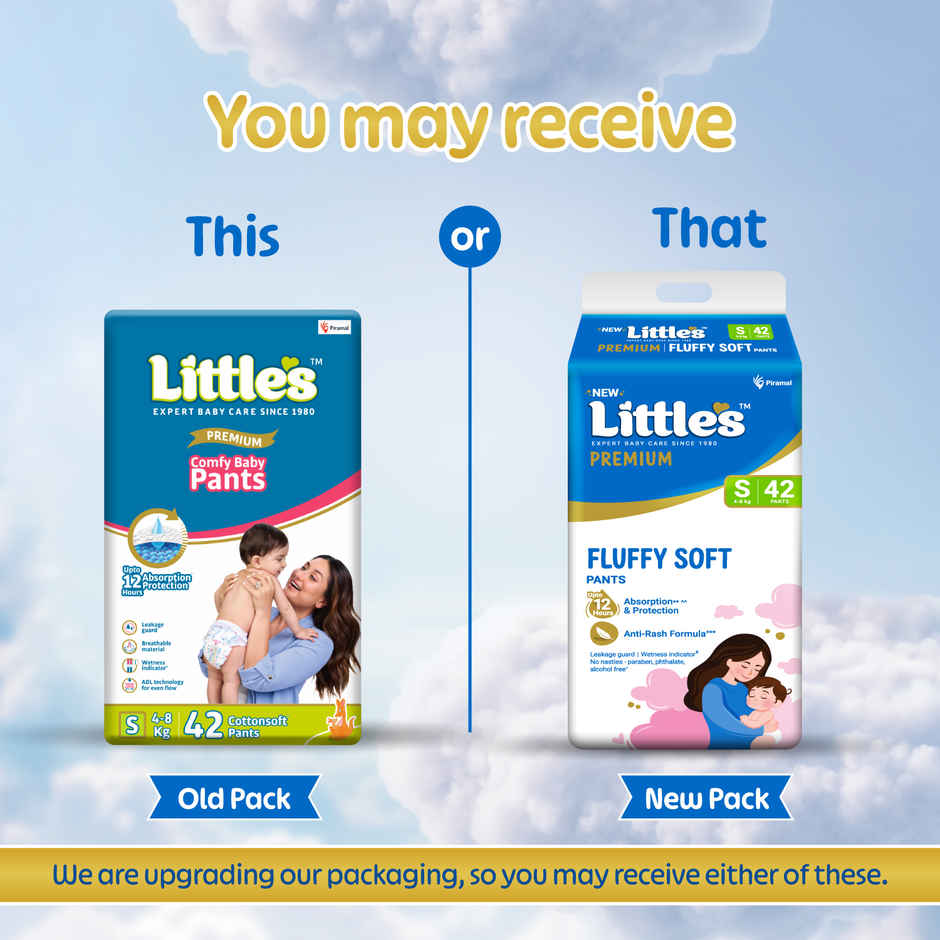 Littles Expert Baby Care Comfy Pant Style Diaper | S | 42 pcs