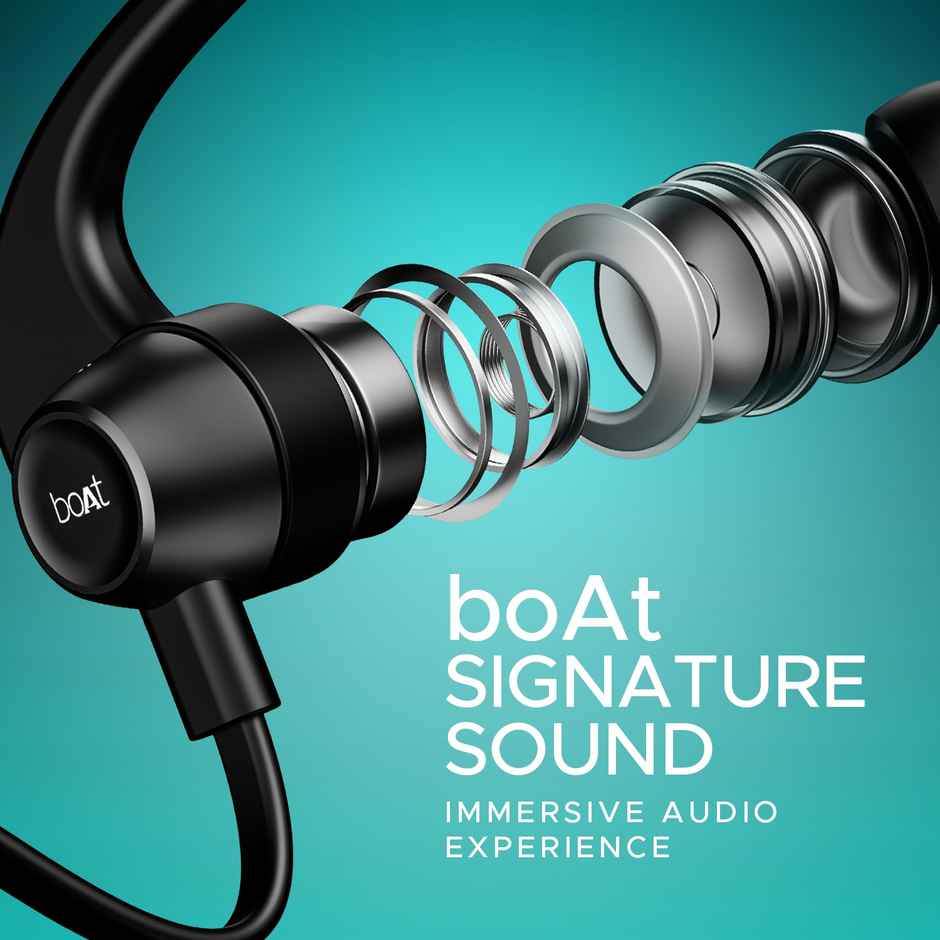 boAt Rockerz 255 Pro+ Bluetooth Neckband w/ 60H Playback, ASAP Charge & Dual Pairing (Active Black)