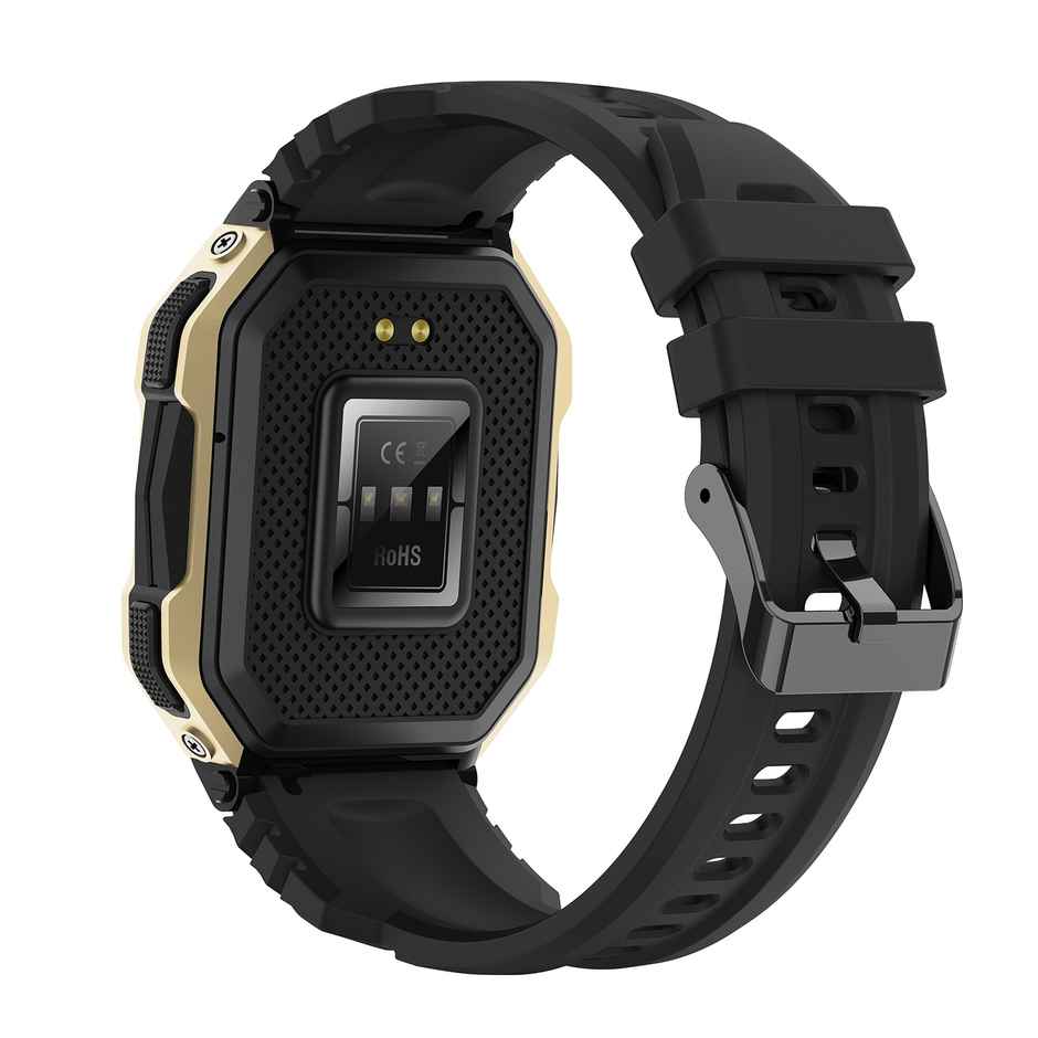 Fire-Boltt Shark Smartwatch | 1.82" Display | BT Calling - Gold Black