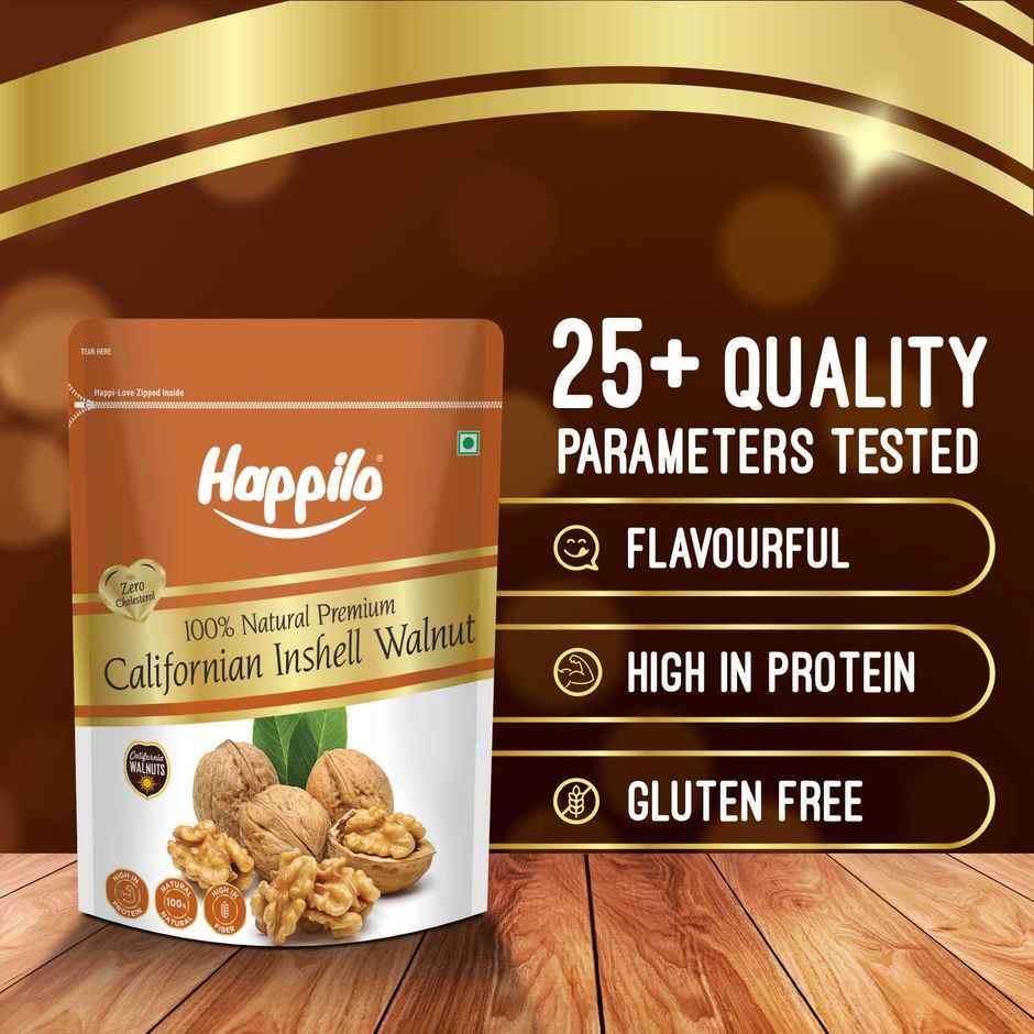 Happilo Premium Natural Californian Inshell Walnut Value Pack