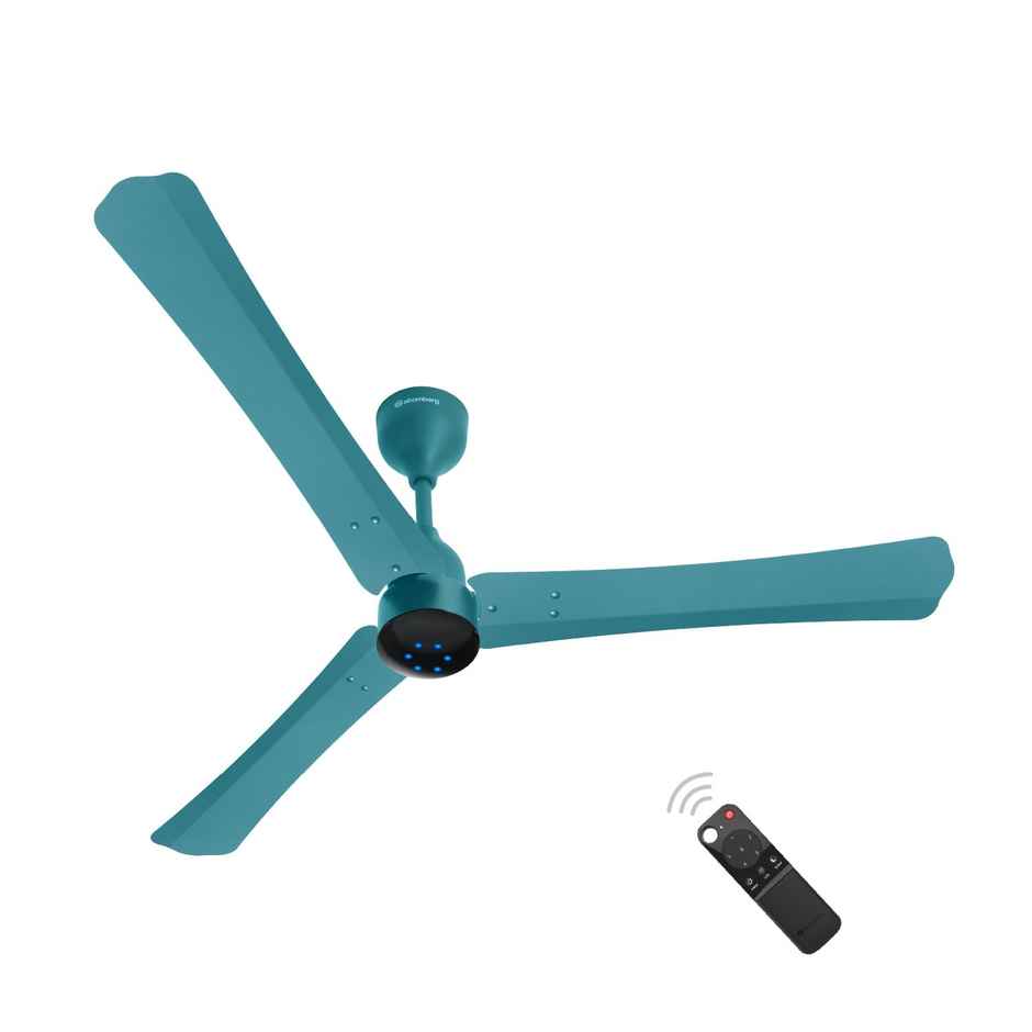 Atomberg Renesa+ BLDC Ceiling Fan,1200mm,Remote Control,BEE 5 Star Rated,LED Indicators,Aegean Blue