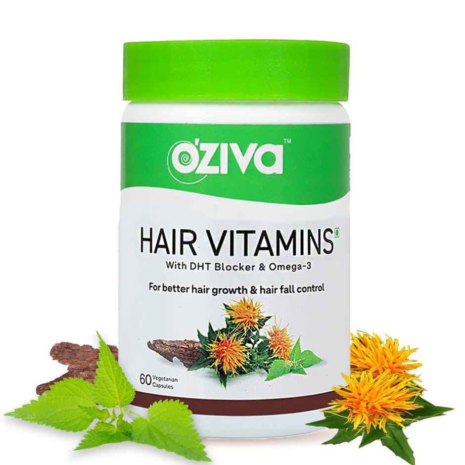 OZIVA Plant Based Hair Vitamins | Hair Vitamins for Hair Growth