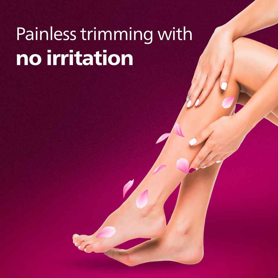 Philips Women Bikini Trimmer|2in1 Trim or Shave|Skin Safe with Rounded Tips,No Irritation|BRT383/15