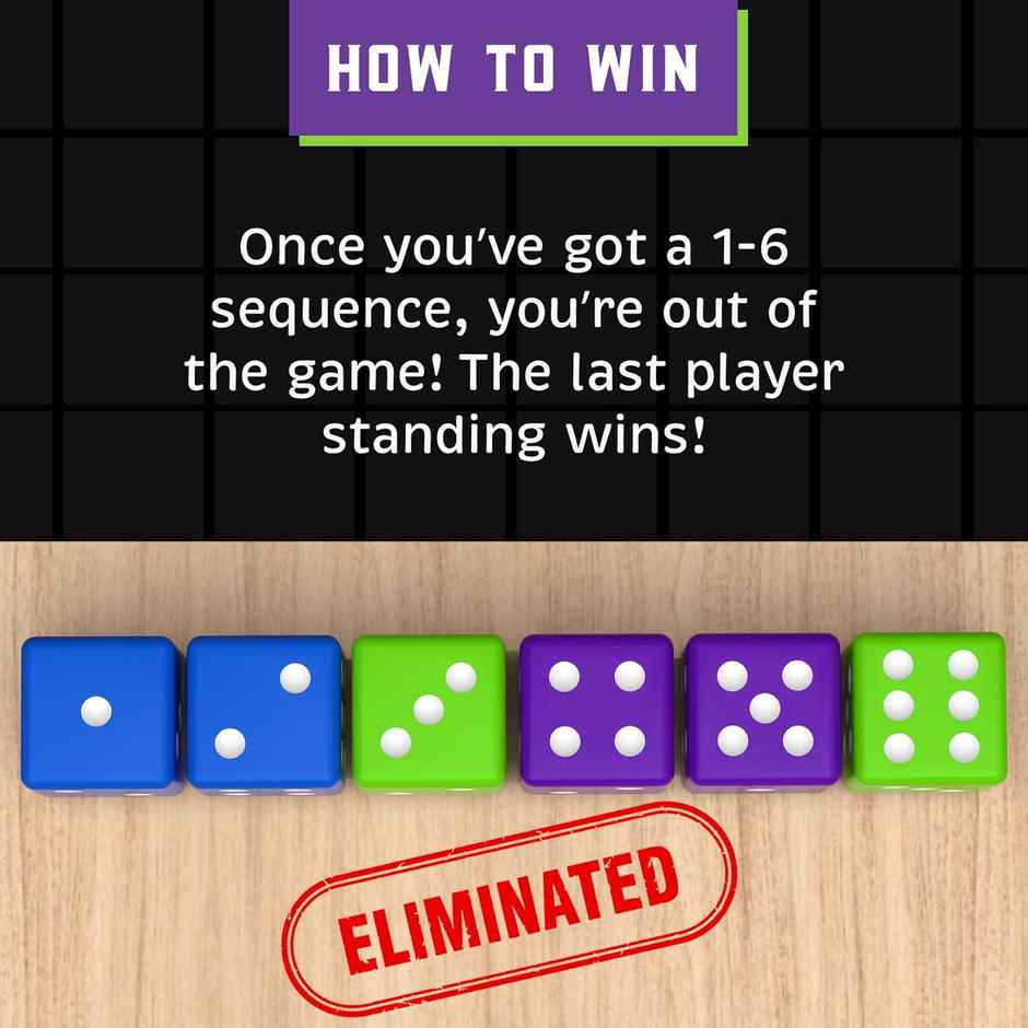 Skillmatics Cuff The Bluff - A Fun Bluffing Dice & Card Game