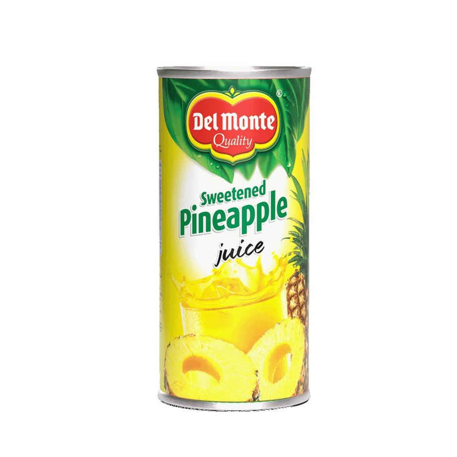 Del Monte Pineapple Fruit Drink Tropical Taste, Real Pineapple Crush, Perfect for Cocktails & Mocktail