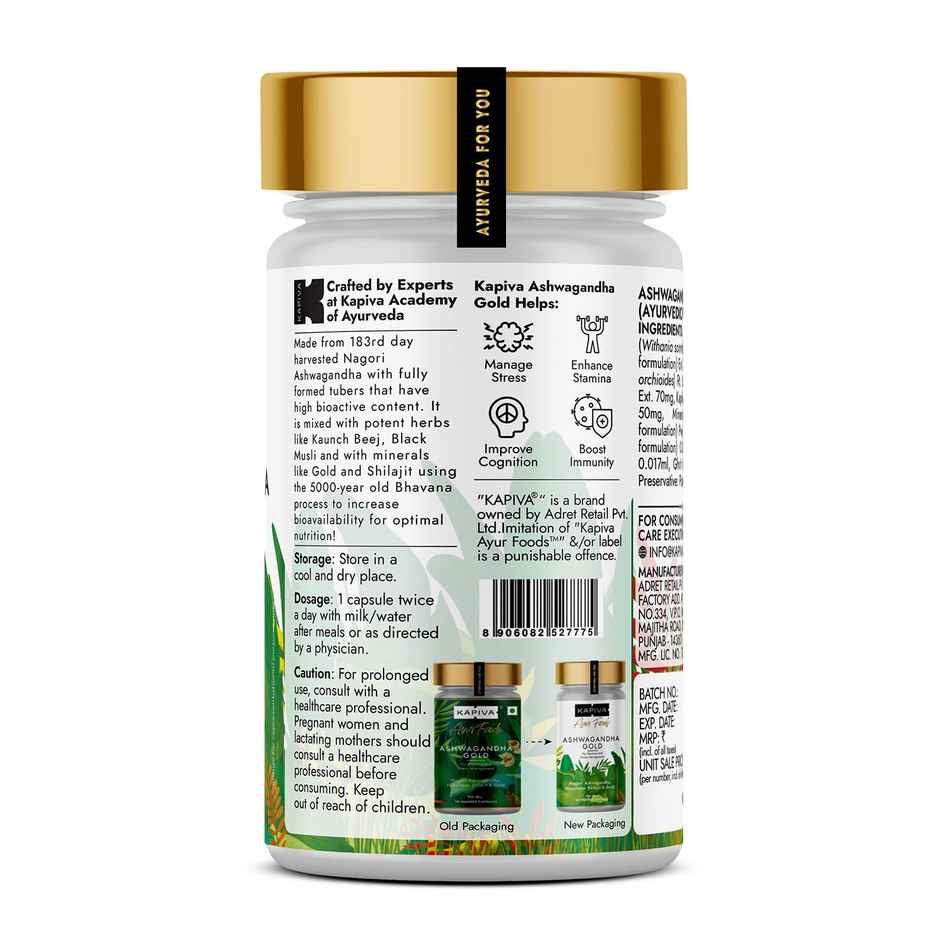 Kapiva Ashwagandha Gold Capsule