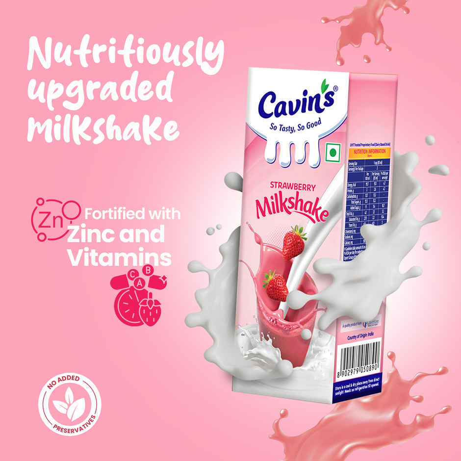 Cavin's Strawberry Milkshake