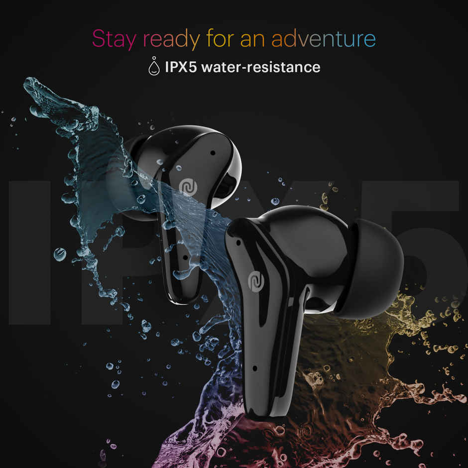 Noise Buds VS102 50H Battery 11mm Driver IPX5 Instacharge BTv5.1 TWS Earbuds | Jet Black