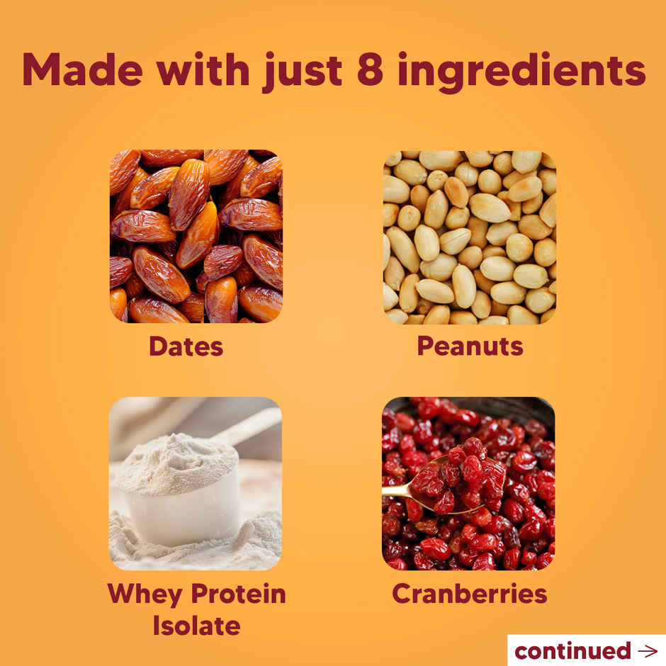 Eat Better Co Protein Laddu | Peanut Cranberry